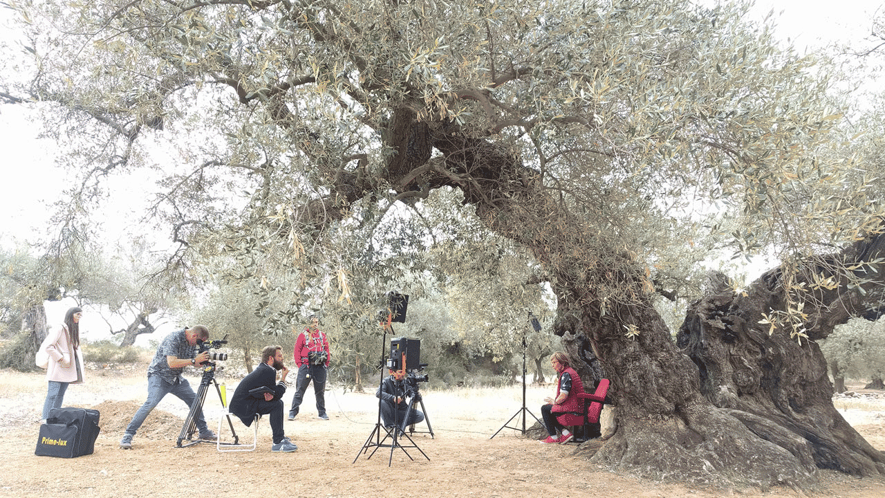 Rodatge de Terres de cinema de l'Andana Audiovisual i À Punt
